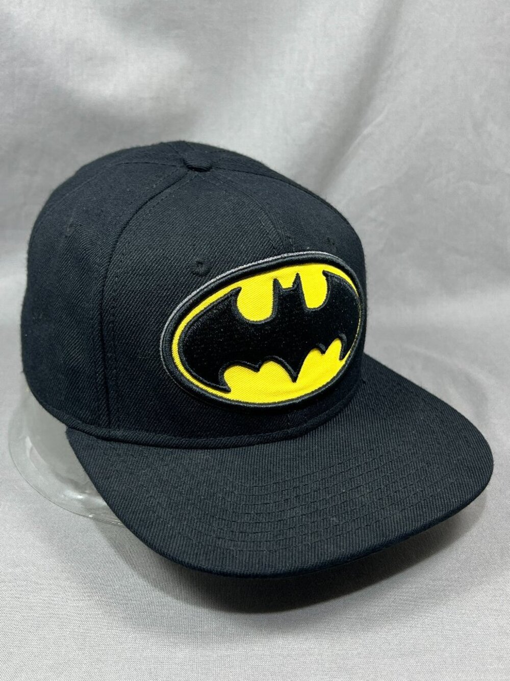 DC Comics Batman Snapback Hat Cosplay Black Adjustable Flat Bill Adult Teens Cap